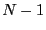 $N-1$
